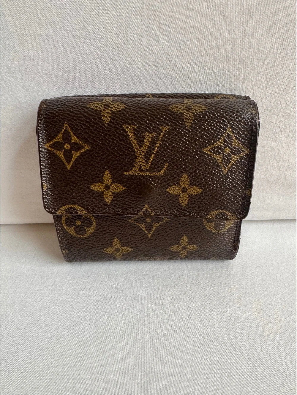 Louis Vuitton Elise Monogram Trifold Wallet Vintage 2001 France SP0051 Entrupy